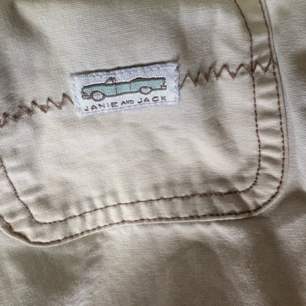 Janie & Jack  Light Tan Cargo Pants - Picture 6 of 6
